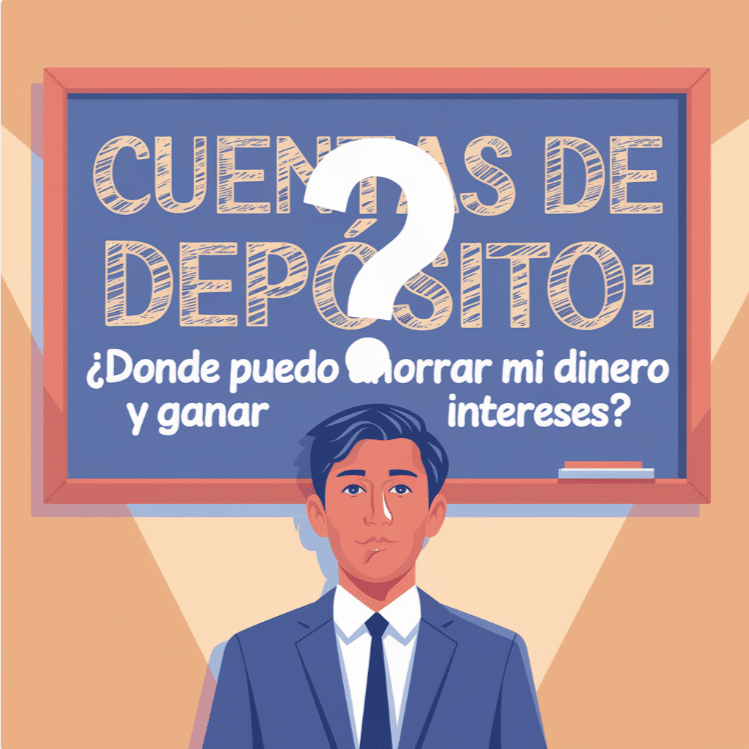 Cuentas de depósito: ¿Donde puedo ahorrar mi dinero y ganar intereses?